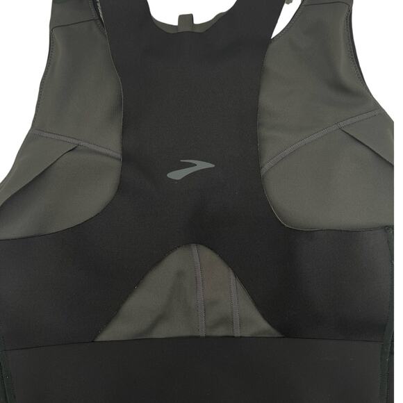 BROOKS Activewear Sports Running Bra Racer Back Padded Black Women's Size 34C - Picture 4 of 5